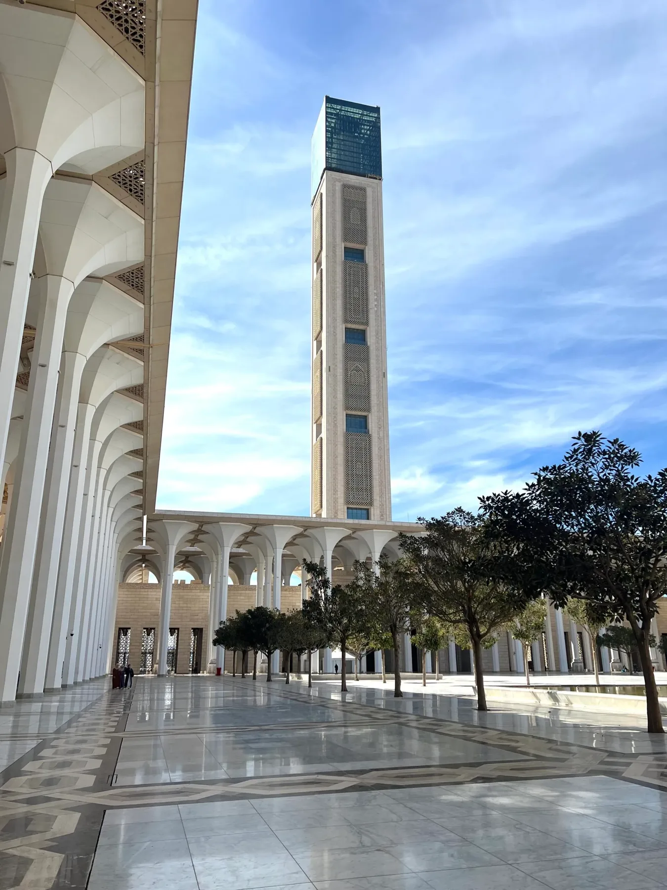 Grande Mosquée d’Alger. Algiers, Algeria. Façade in Venus limestone.