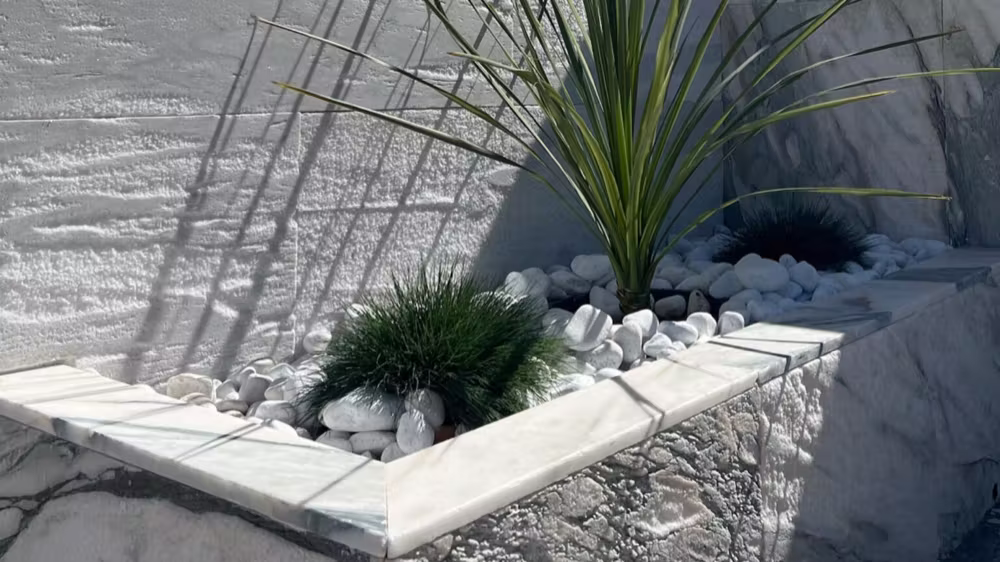 La montaña, en una jardinera